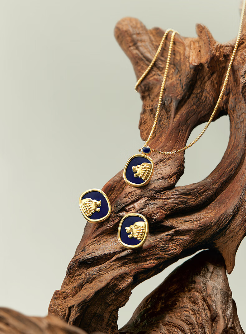 LOLA ROSE Golden Lion Series Gemstone Earrings for Women, Birthday Gift, Holiday Present for Girlfriend 2
