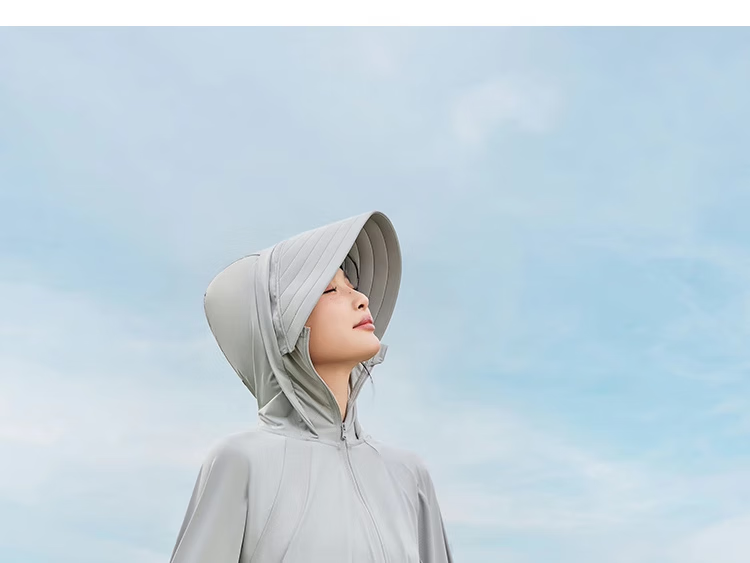 Langsha Women's Ice Silk Cooling UV Protection Sun Jacket Lightweight Breathable Comfortable Outdoor Shawl Skin Jacket 21