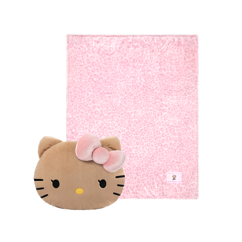 Tbh Sanrio Hello Kitty Two-In Hug Pillow, Flannel Warm Blanket, Hug Pillow Blanket, Cushion, Fleece Blanket, Gift