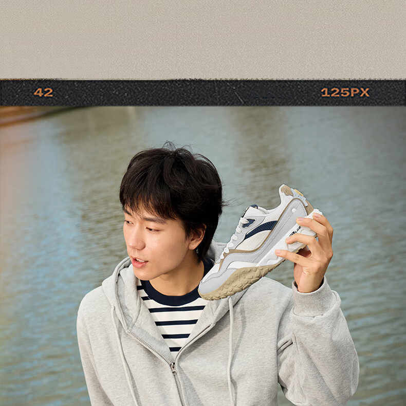361° Men's Su Bing 3 Spring Summer Retro Casual Thick Sole Dad Sneakers 672616773-2 35