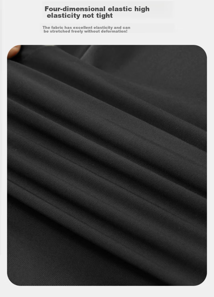 JEEP SPIRIT Men's Casual Pants, Summer Lightweight Quick-Dry Ice Silk Sports Trousers, Versatile Sun Protection Pants, Gray, XL 6