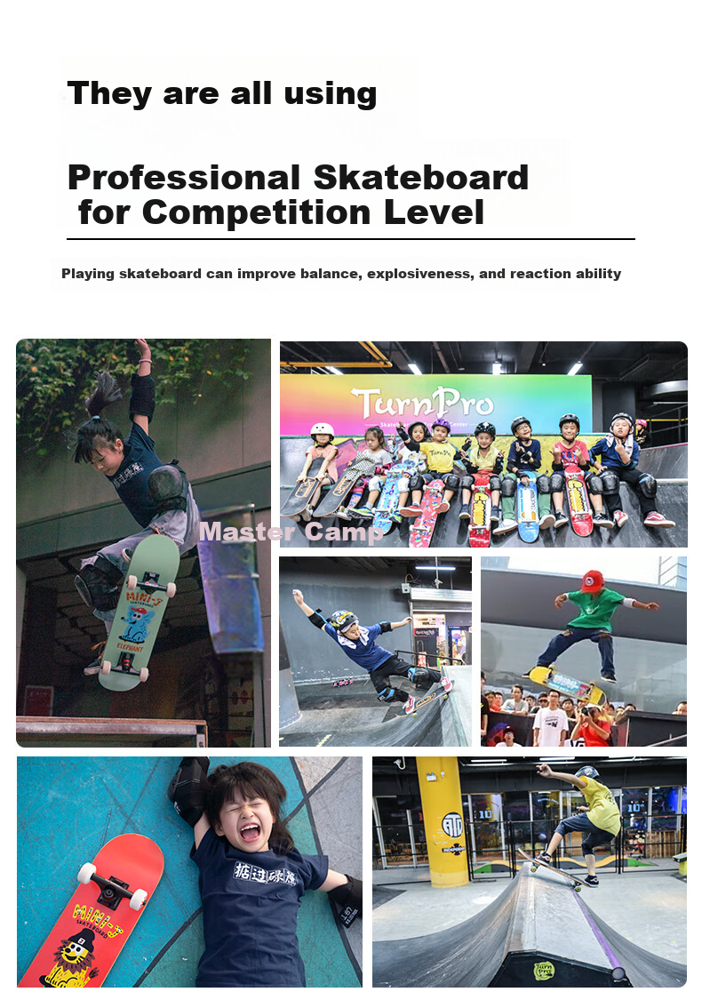 JUSTICE Kids Skateboard Double Kick Professional Youth Boiling Point Mini-J Series Holographic Rainbow 6-12 Years 2