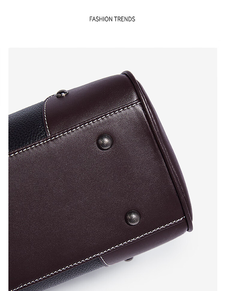 Laorentou Top-Grain Leather Women's Handbag, Large Capacity Tote Bag, Shoulder Bag, Crossbody Bag, Valentine's Day Gift 17
