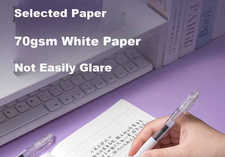 Deli Scented Notebook, Student Soft Copybook, B5/40 Sheets, Wirebound Notebook, WB540-Q Mitravel Series, Random Style 4