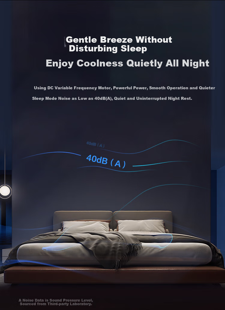 BULL Bladeless Fan Light Integrated Ceiling Light GF19AT Invisible Hanging Fan Light Bedroom Model 70W, Installation Included 9