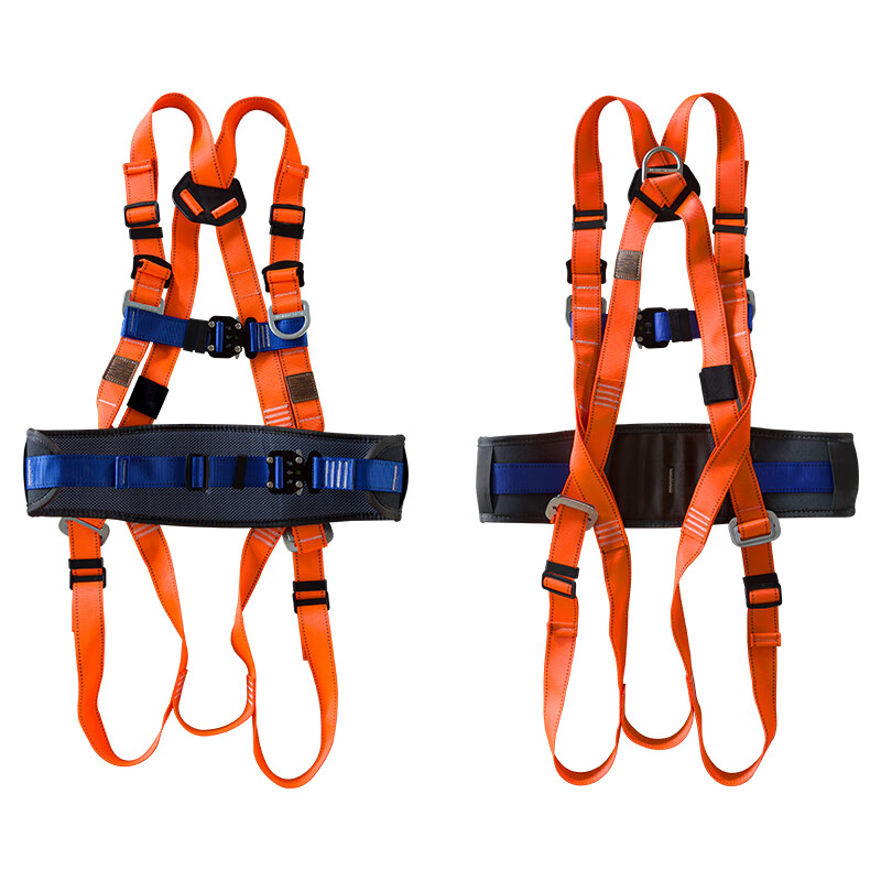Huadun HD6113-Z1 Orange Full-Body Fall Arrest Safety Harness 1 Piece