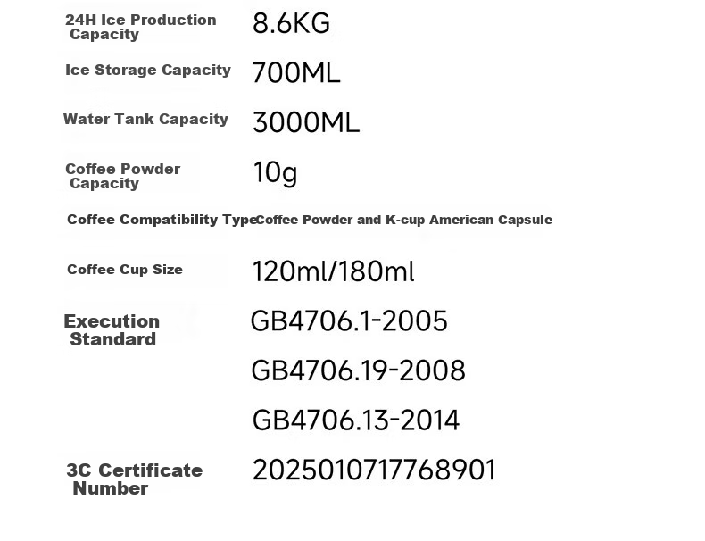 YIMI Four-In Coffee Maker with Ice, Hot Water Dispenser, Countertop Home Use Direct Drinking Ice-Cold All-In Machine for Americano Coffee, Smart Reservatio 17