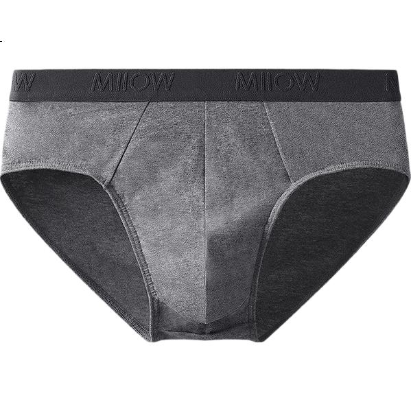 Мужские трусы MiiOW, хлопок, антибактериальные, свободный крой, размер 3XL, 4 шт.