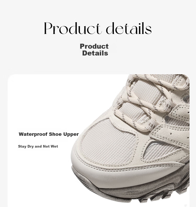 CAMEL Victory Hiking Shoes, Breathable Outdoor Sports Shoes for Men And Women, Waterproof Non-Slip Trekking Shoes F14C693646 36