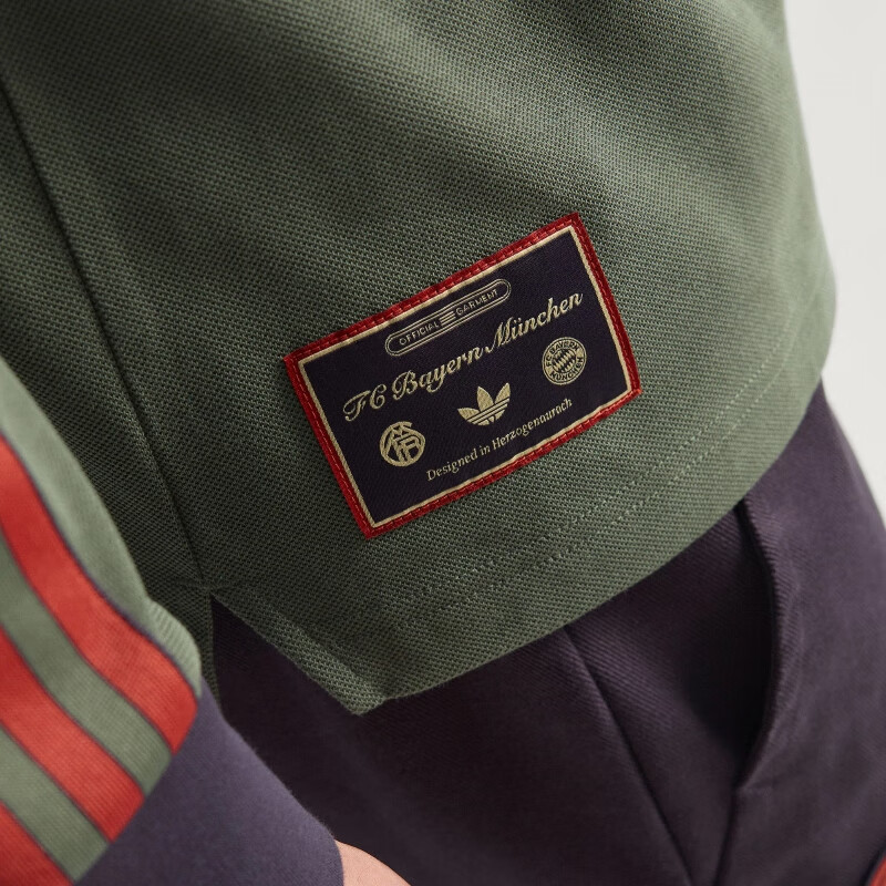 Adidas Men's Soccer Series, FCB ICON POLO, Bayern Munich Retro Polo Collar, Long-Sleeve Polo, JN0253, L 7