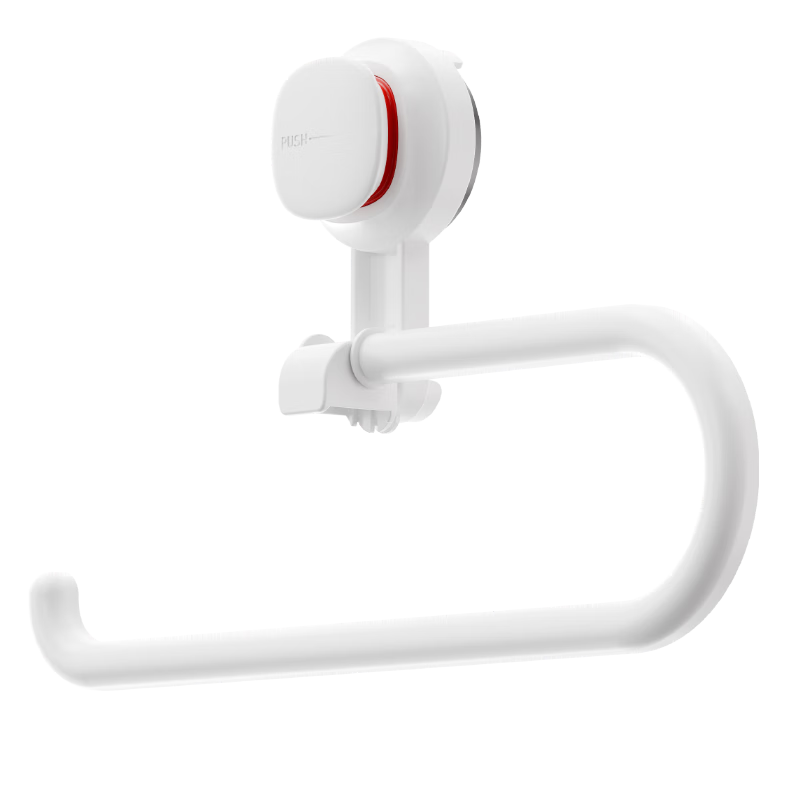JD Jingzao Kitchen Multifunctional Storage Rack Kitchen Hook No-Drill Suction Paper Towel Holder Roll Paper Rack [No Nails No Glue]