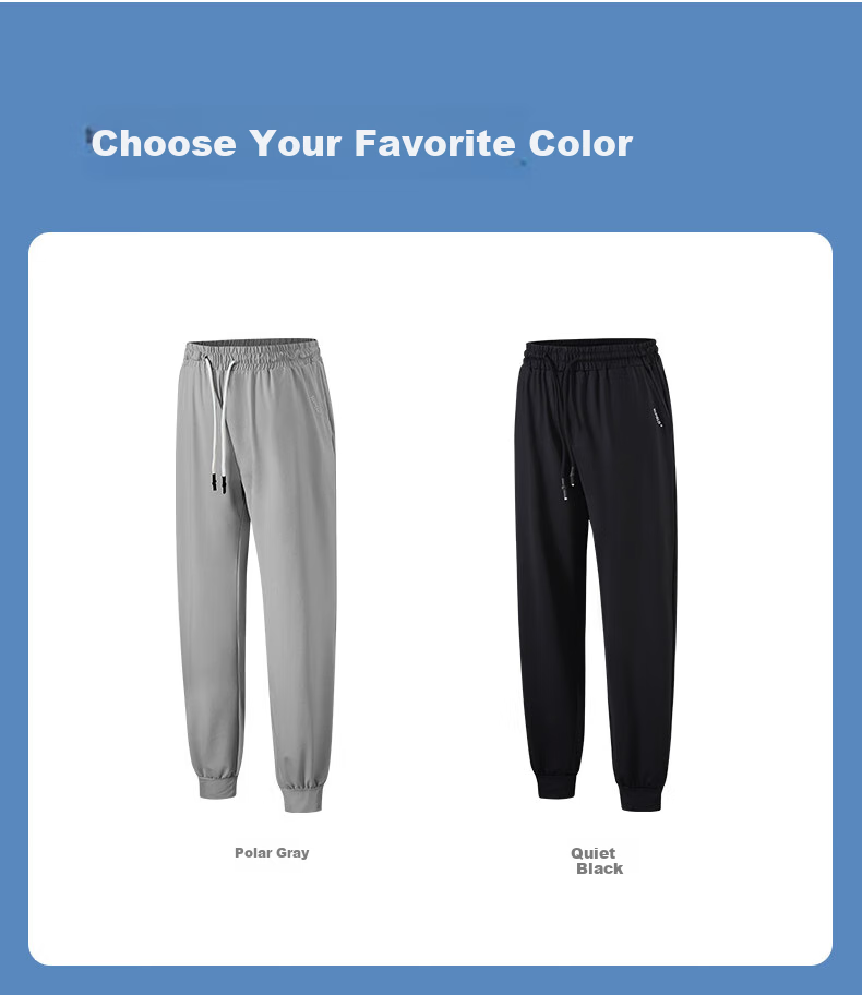 SUPIELD Sun Protection Mosquito Repellent Pants, Summer Cool Feeling Pants, High Elasticity Ankle-Tied Sports Casual Pants for Women, Quiet Black, L 22