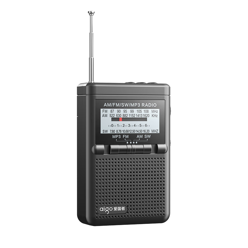 Aiguozhe M89 Radio for Elderly, Rechargeable, with Card And USB Drive Slots, Mini Portable, Small Opera Player, Multifunctional FM Tuner, English CET-4/6 Exam Preparation, Broadcast Listening Device