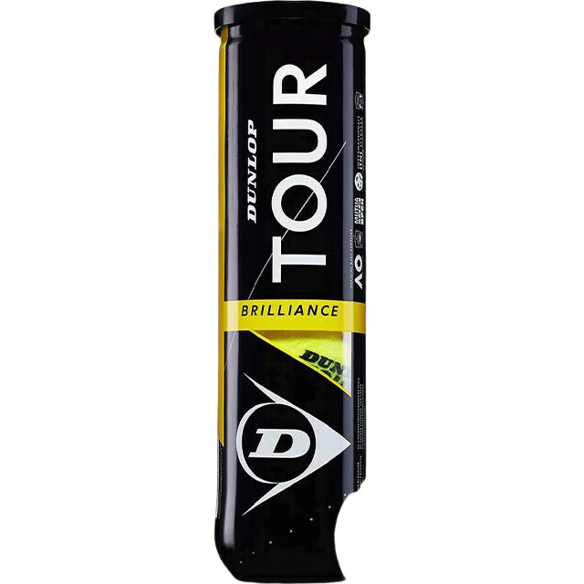 Мячи для тенниса DUNLOP Tour Brilliance, 4 шт.