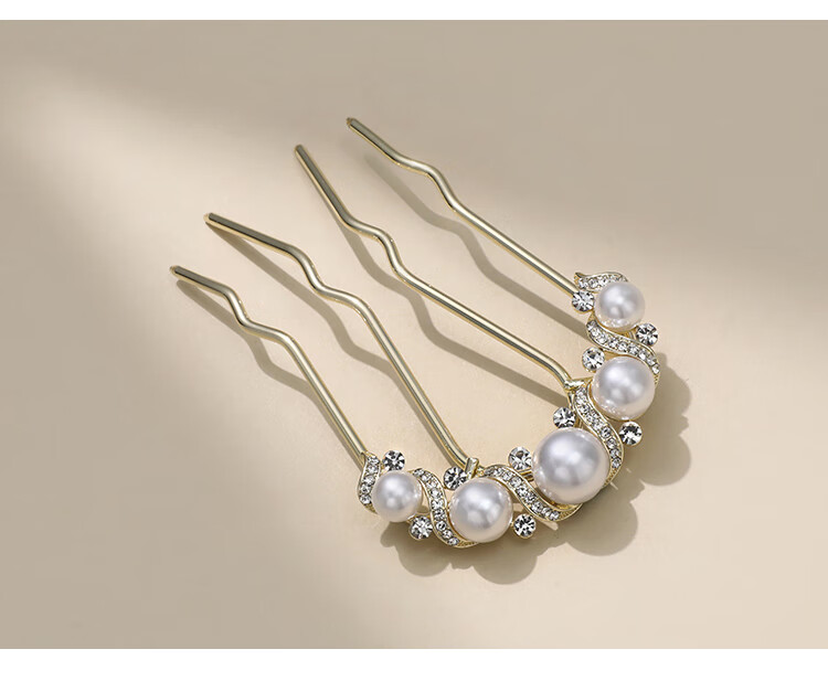CHIMERA Long Tooth Hair Comb Four-Prong Hairpin Ancient Style Hairpin Hair Clip Women's Hair Ornament Birthday Gift 11