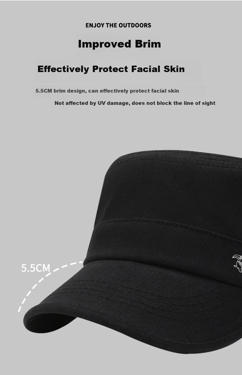 TUCANO Men's Summer Thin Quick-Dry Baseball Cap, Outdoor Sun Protection Hat for Men And Women, Casual Fishing Sun Visor 2