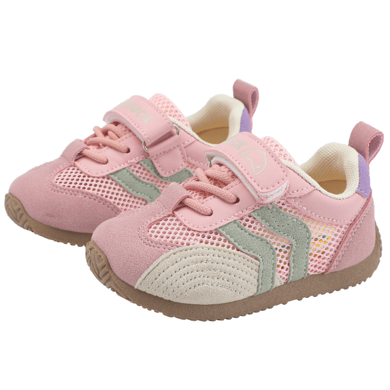 B.Duck Children's Walking Shoes, Girls' Toddler Shoes, Summer Comfortable Breathable Shoes, Single Mesh Sneakers