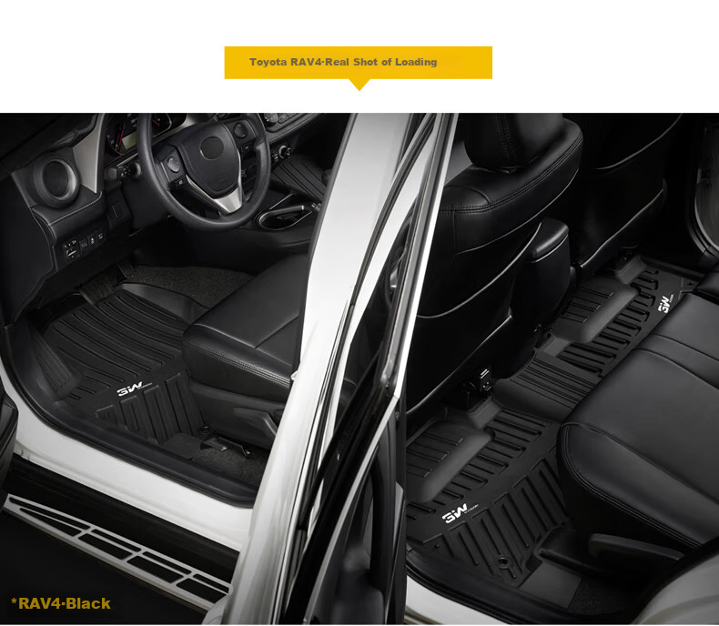 3W Suitable for Toyota Hybrid Gasoline Version New Camry, Specialized TPE Car Floor Mats + Carpet Surface Double-Layer Customized [2018-2022 Models] 15
