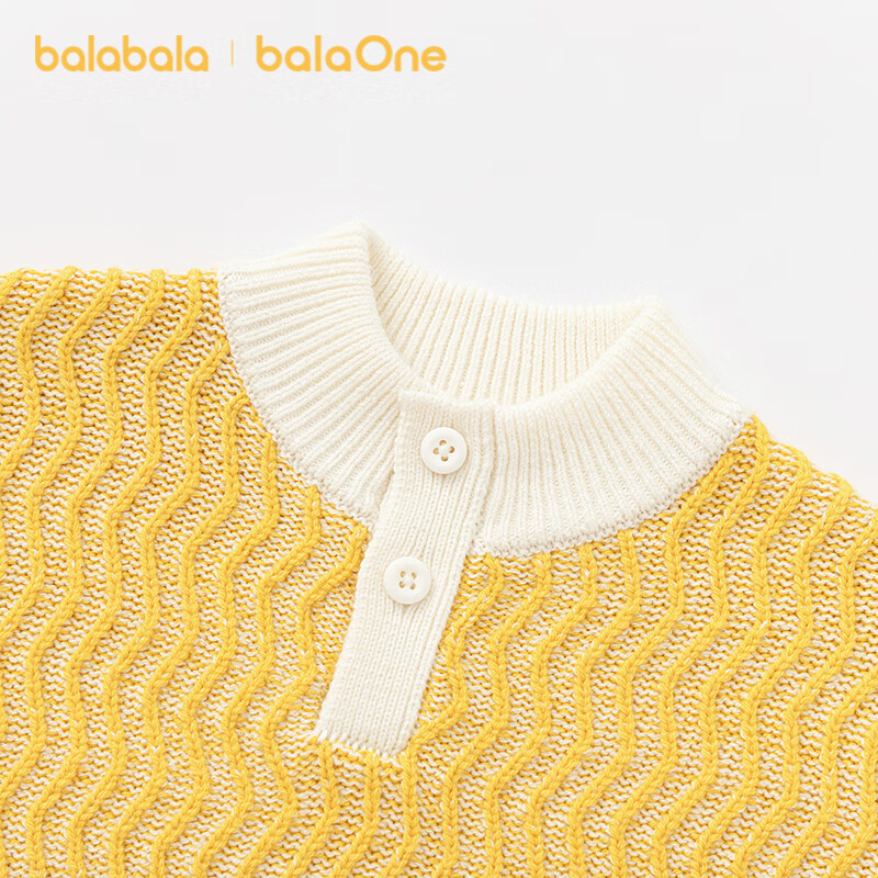 Balabala BalaOne Kids Sweater Boys Girls 2025 Winter Knitwear Baby Pullover 208425103104