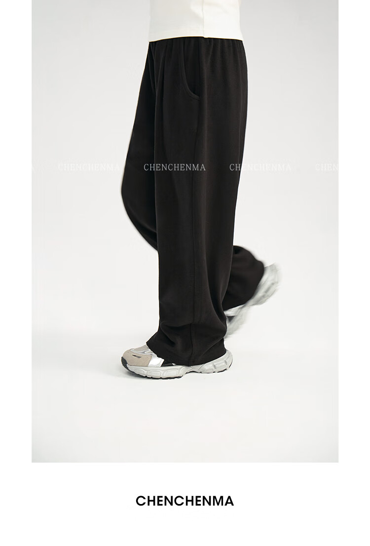 Chenchenma [Super Comfortable] Girls' Spring And Autumn Casual Straight-Leg Pants, Parent-Child Outfit, Children's Loose Floor-Length Trousers 3