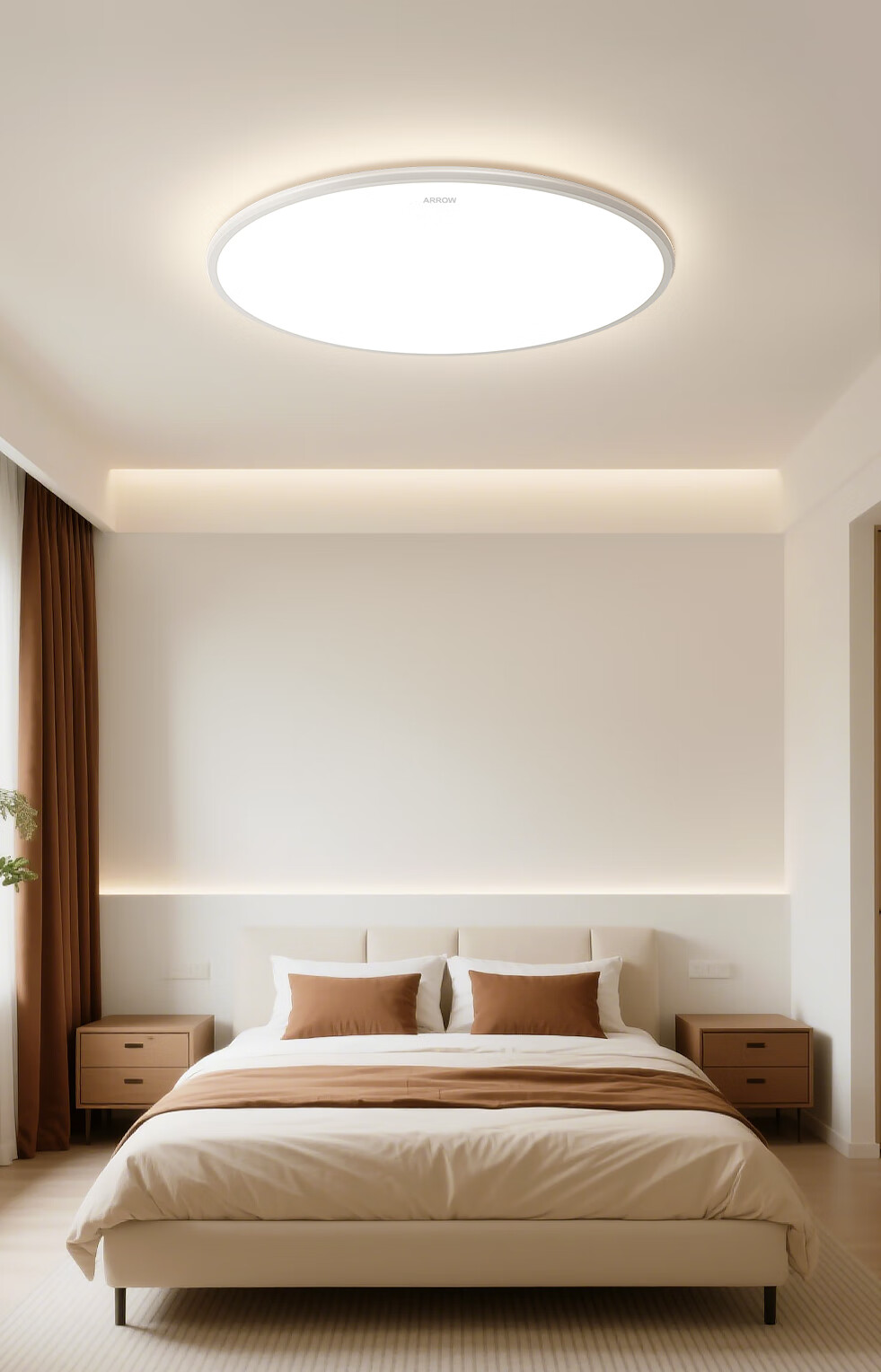 ARROW Large Living Room LED Ceiling Light Set Bedroom Simple Living Room Ceiling Light Zhongshan [Installation Included] 6
