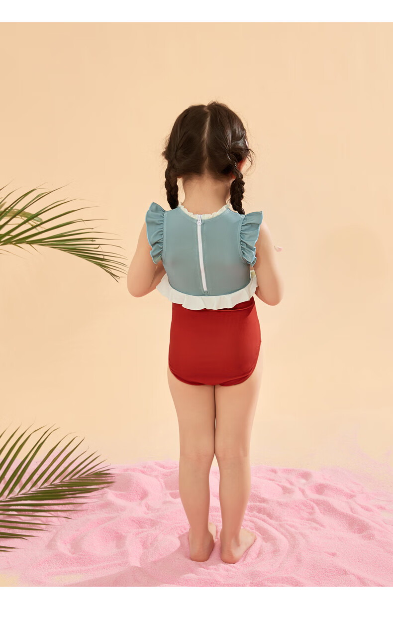 Adoreswim 2025 New One-Piece Swimsuit for Older Children, Summer Sun Protection Professional Swimwear for Girls And Toddlers 9