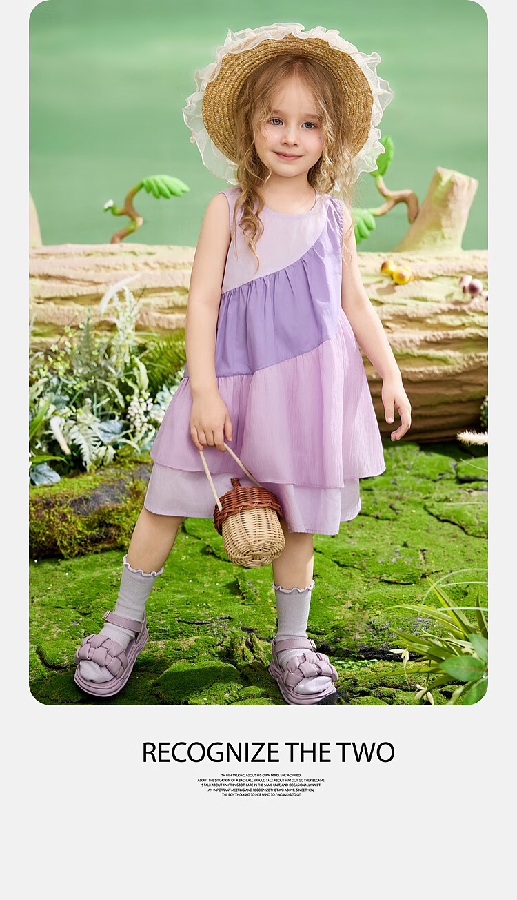 ASK JUNIOR Girls' Sleeveless Summer Dress, Baby Vacation Princess Dress 16