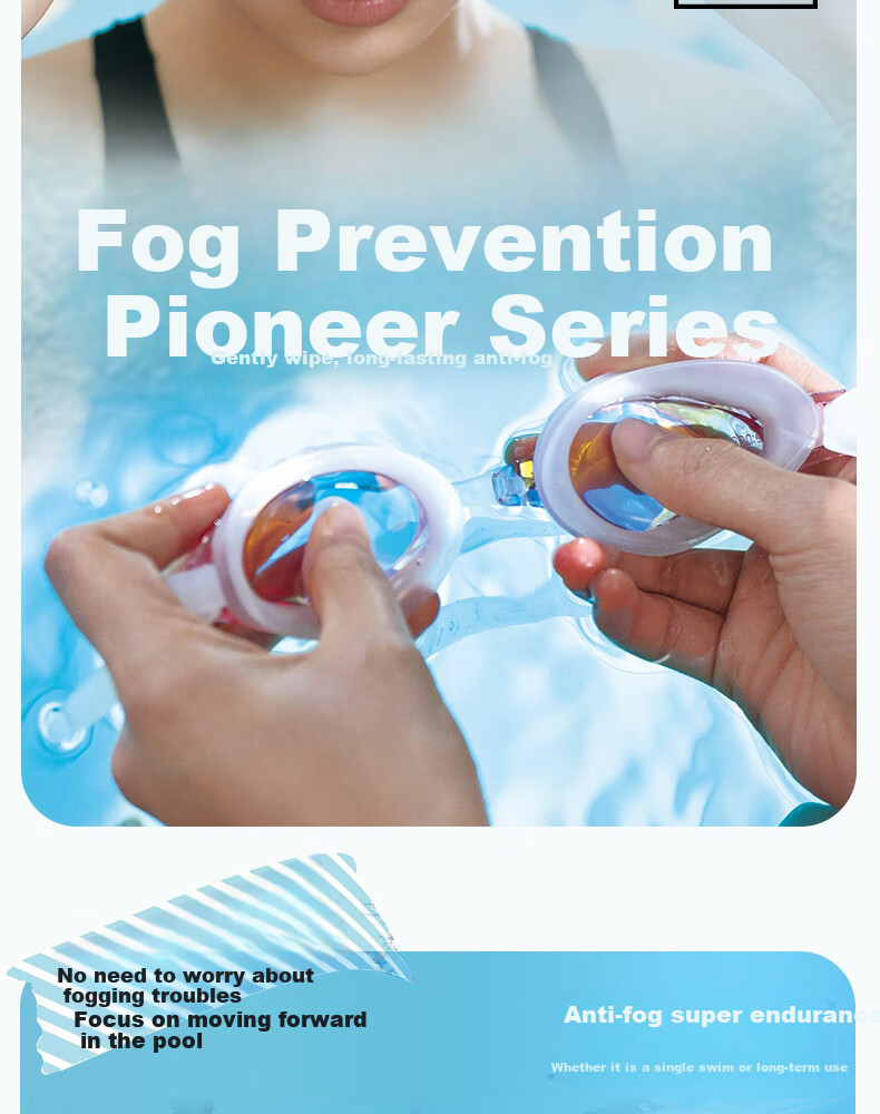 Arena Swimming Goggles, Imported High-Definition Anti-Fog Pioneer Small Shell Coated Series Goggles, Comfortable, Leak-Proof, Professional Training 3