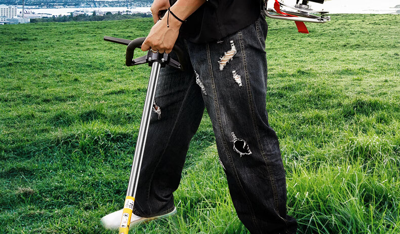 YAT 9091C Gasoline Lawn Mower High-Power Grass Cutter Household Four-Stroke Brush Cutter Sling Type 2