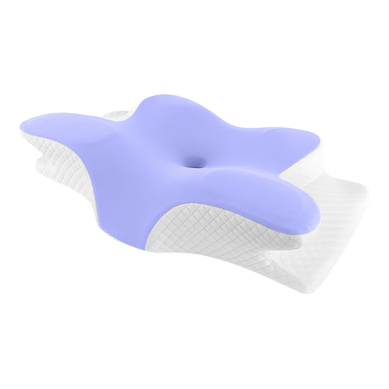 Mixiaoshu 7A Antibacterial And Anti-Mite Adhesive Cervical Pillow, Beauty Sleep, Bare Sleeping Level Neck Protection Device, Ergonomic Pressure Relief Pillow
