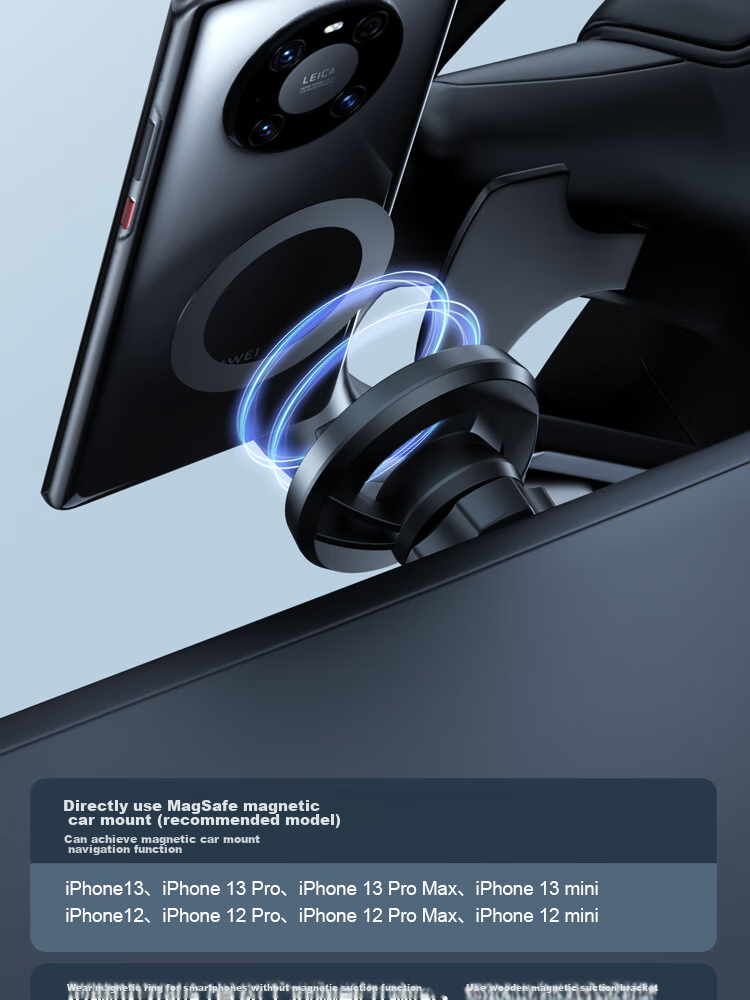 Best Coac Magnetic Car Phone Holder, Magsafe Compatible, for Apple IPhone 15, Wireless Mounting 10