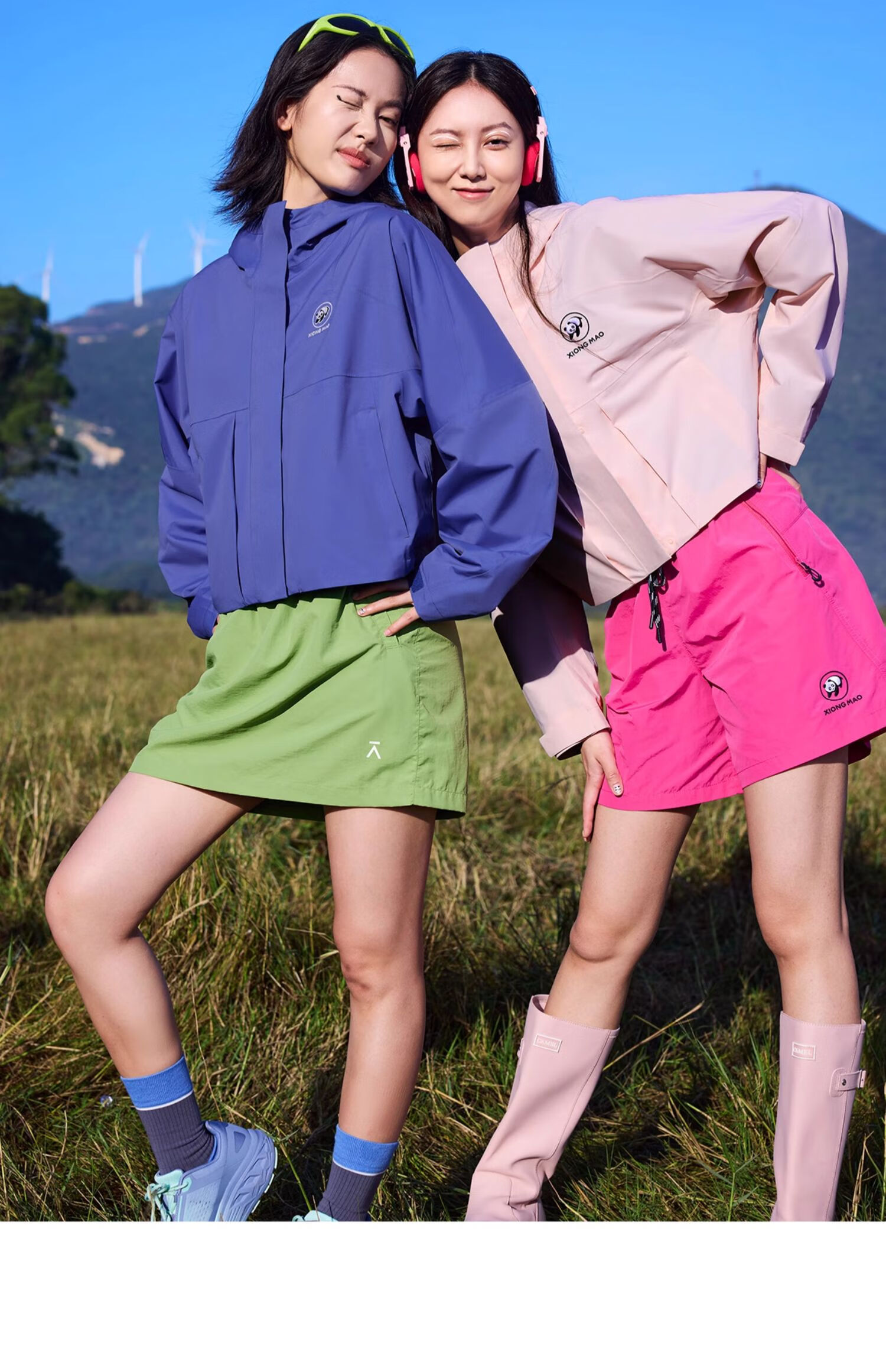 CAMEL Panda Single-Layer Short Outdoor Jacket Women's 2025 New Windproof Waterproof Casual Coat 2XL 7