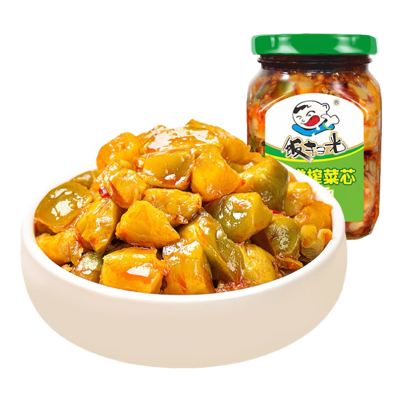 饭扫光榨菜 鲜嫩榨菜芯352g 下饭菜 香辣咸菜泡菜 拌饭拌面
