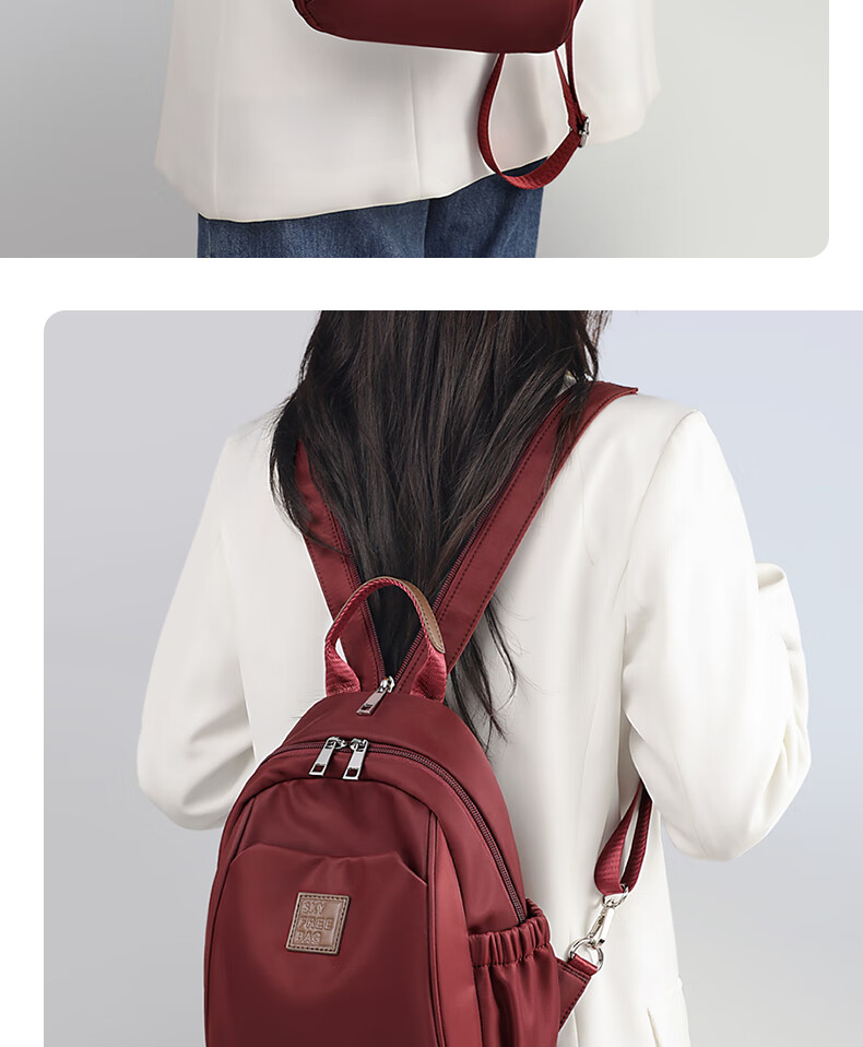 Viney Backpack for Women, Stylish Casual Outdoor Travel Hiking Crossbody Bag, Birthday Gift for Girlfriend 4