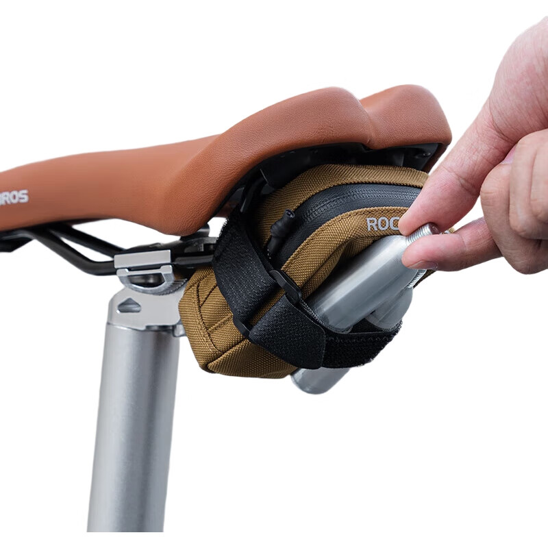 Велосипедная сумка ROCKBROS, компактная и портативная, для седла, аксессуары для велоспорта, черная
