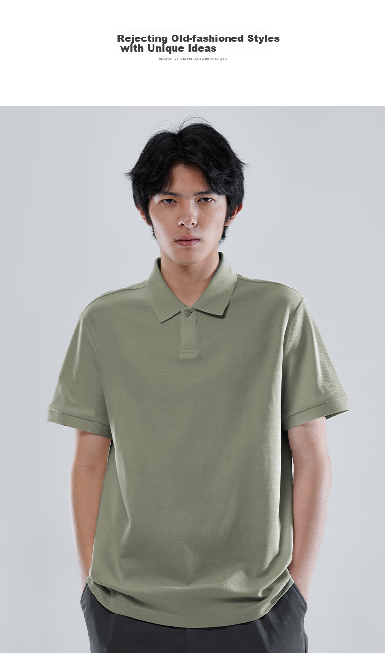 MARKLESS Men's Short-Sleeve Summer Polo Shirt, Casual Top, Turn-Down Collar T-Shirt PLB3635M, Klein Blue, Size L 2