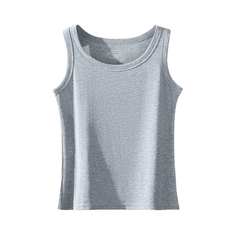 Yiershuang Women's Camisole, Suitable for Outer Wear, Ribbed Base Layer, Beautiful Back Design, Slimming Fit, Inner Or Outer Wear, Elegant Spaghetti Strap Top