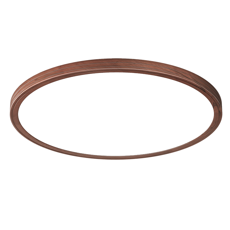 Kuka LED Ceiling Light Eye Protection Cree LED Wood Grain Living Room Bedroom Lighting 40cm Round [Installation Included]