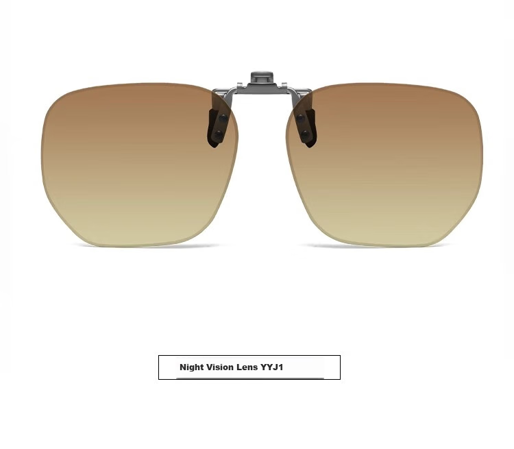 Bertha Gradient Color Driving Clip-On Sunglasses for Men, Nearsighted, Day And Night Use, Specialized for Driving, Sun Protection, Myopia Glasses Adapter 35