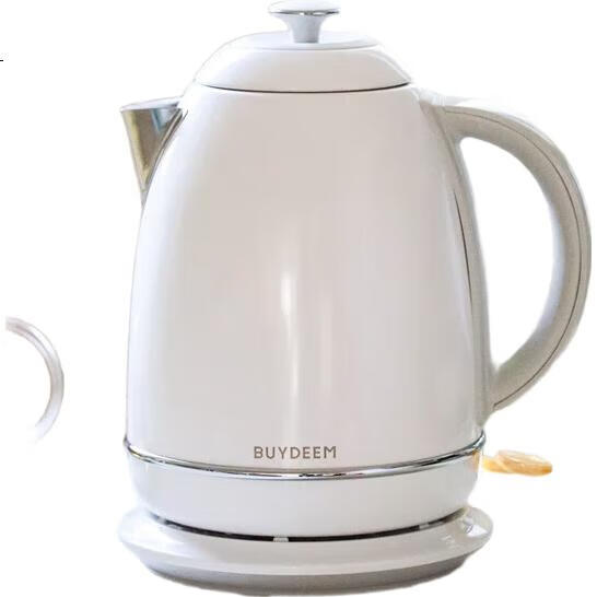 Электрический чайник Buydeem K640C, 1.7 л, 2000 Вт, нержавеющая сталь 304, белый