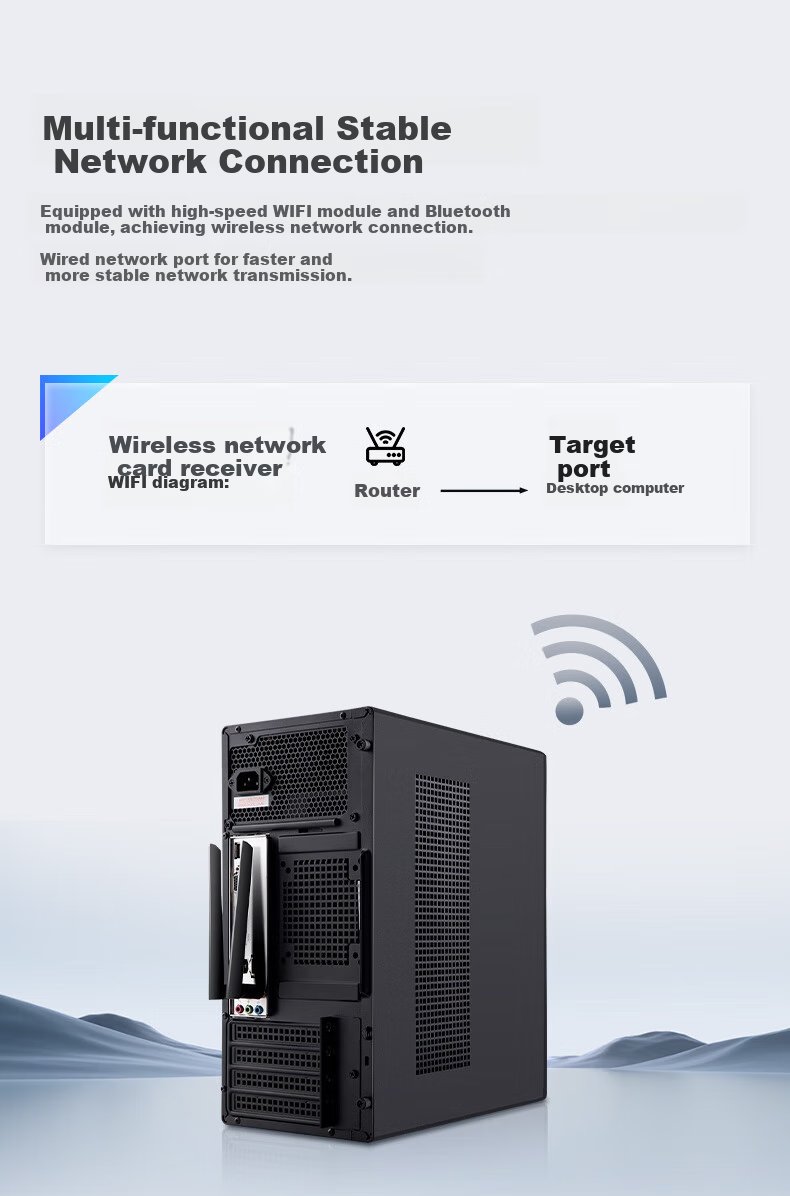 NINGMEI Zhuo I3 14100/16GB RAM Home Office Assembly Computer Tower/UPCdeepseek 6