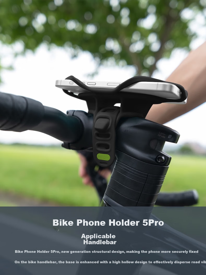Bone Road Bike Phone Mount, Integrated Handlebar Foldable Bike Specific, Mountain Bike Riding Navigation Bracket, Shockproof 7
