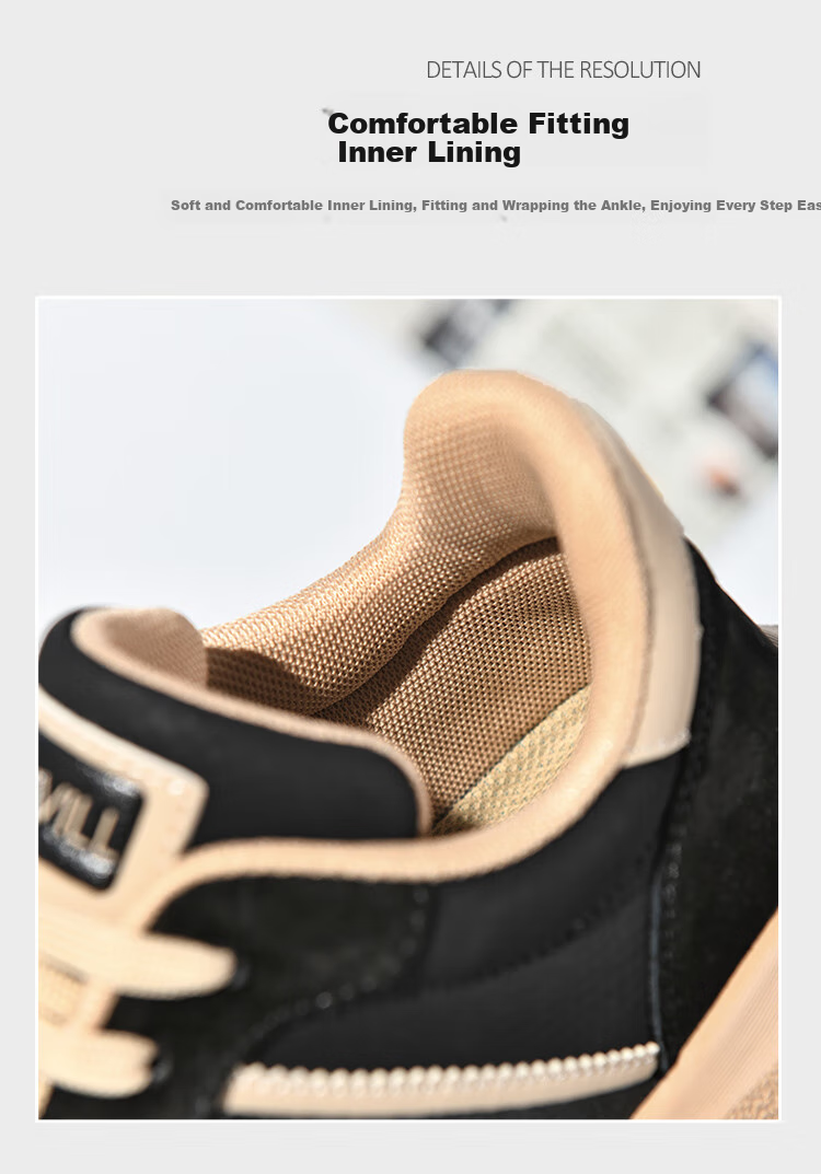 Guizhibu Men's Sports Shoes, Autumn And Winter 2026 New Style, Genuine Leather, Versatile Travel, High-End Non-Slip, Light Luxury, Running And Casual Shoes 6