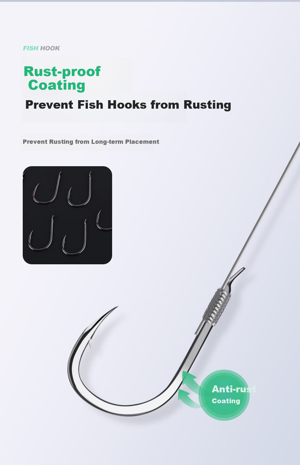 Jinglang 6#7# Mixed Gold Sleeve Hooks with Barbs, 20 Sets Pre-Tied with Double Hooks, Finished Fishing Hook Set, Fishing Tackle 7
