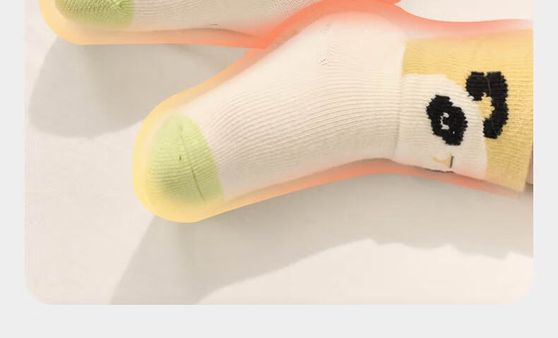 Babycare Children's Socks Boys Cotton Socks Girls Floor Socks Baby Toddler Socks Newborn Infant Socks Milk Coffee Bear 3 Pairs XL 23
