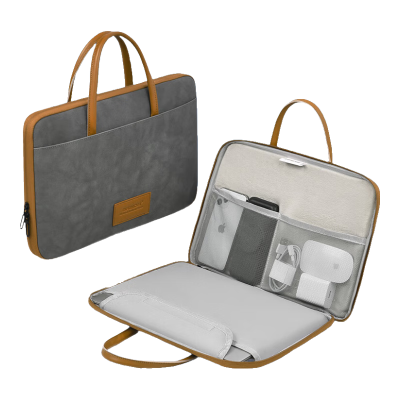 BRINCH Laptop Briefcase, 14-Inch Stylish Business Bag, Suitable for Commuting to Work, Compatible with Apple And Huawei Laptops