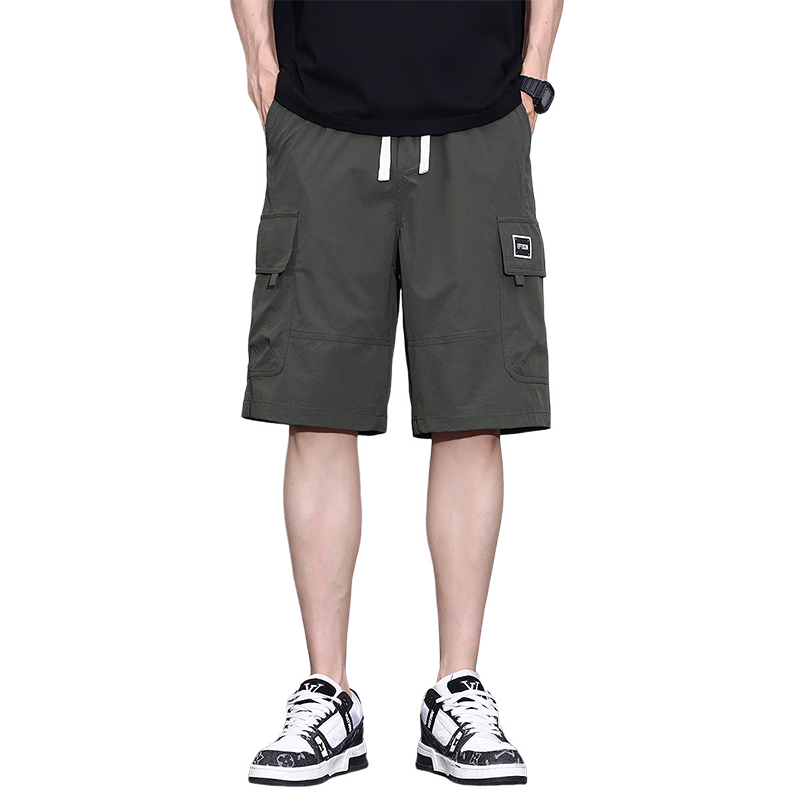 Yipintiancheng [Workwear Shorts] 2025 Summer Men's Five-Point Pants, Fashionable Workwear Multi-Pocket Trendy Outdoor Sports Shorts
