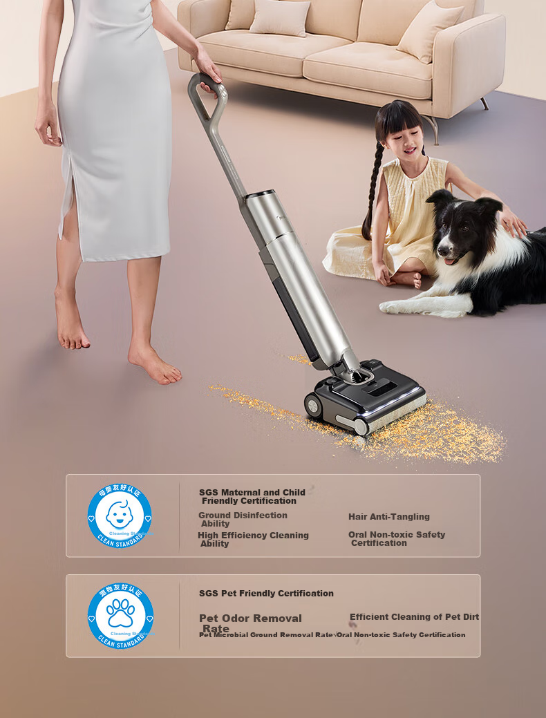 Midea S60Ultra Odorless Floor Scrubber [AI All-Direction Assistance, Smart Liquid Dispensing, Light Dust Detection] Integrated Automatic Cleaning for Mopping And Vacuuming, Top-Of Machine 11