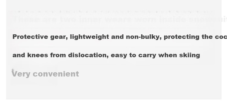 Flow Theory Ski Protective Gear, Unisex Upgraded EVA Professional Sports Protective Equipment, Skiing Hip And Knee Pads, Skiing Equipment Set 1