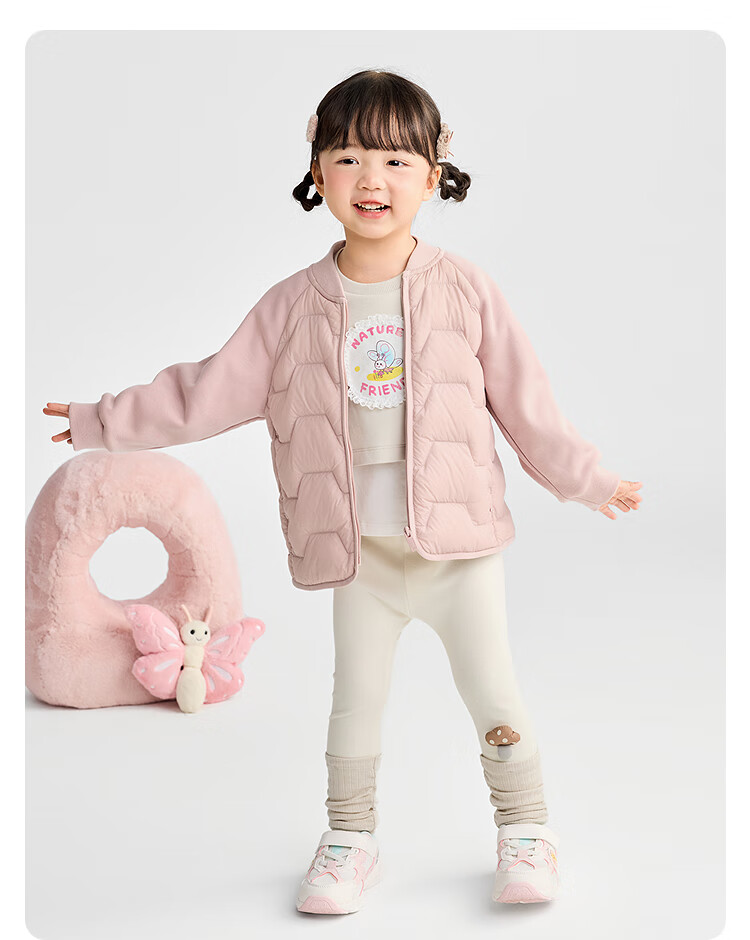 BALABALA Kids Lightweight Down Jacket Children Winter 2025 Three-Proof [Mall Same Style] 202425107201 8